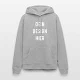 Männer Premium Hoodie - Grau meliert