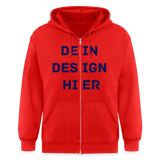 Männer Heavyweight Kapuzenjacke - Rot