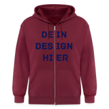 Männer Heavyweight Kapuzenjacke - Maroon