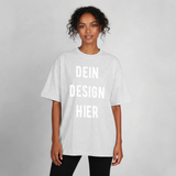 Heavyweight Unisex Boxy T-Shirt von stanley/stella - Kühles Grau meliert