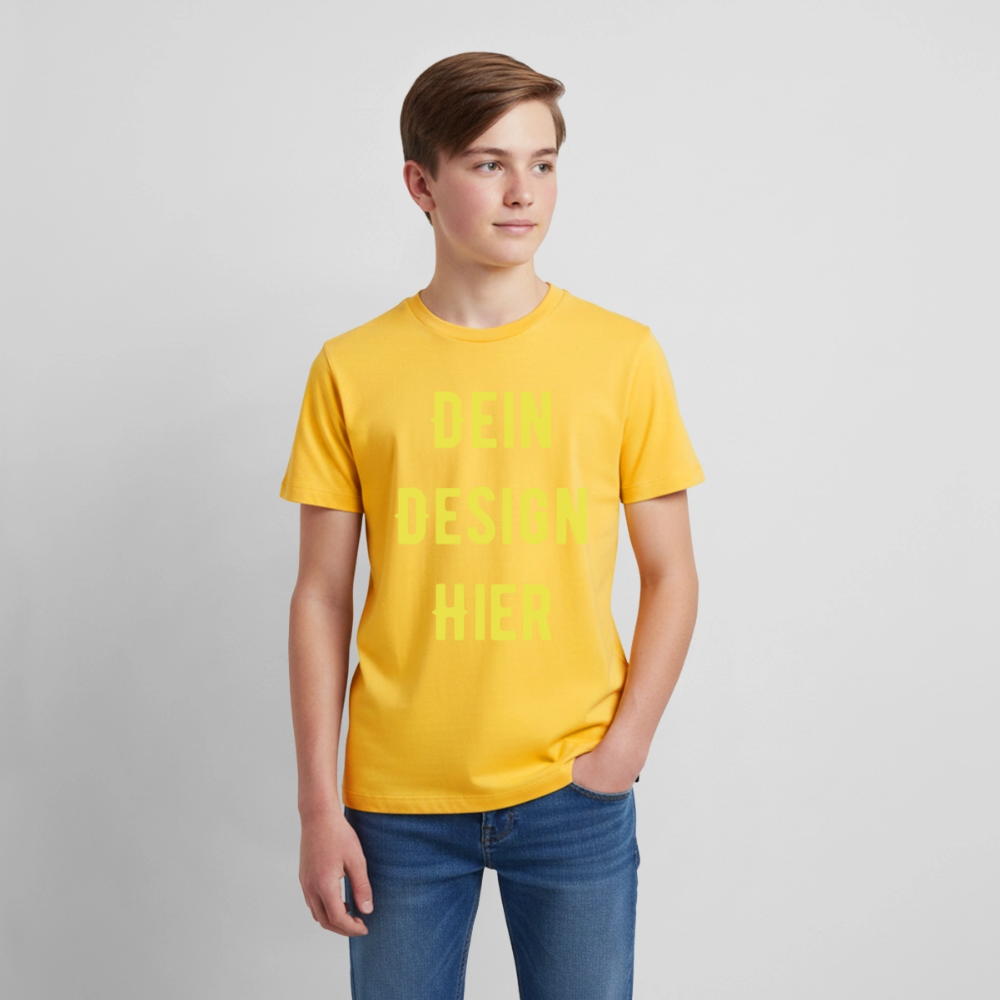 Teenager Premium Bio T-Shirt - Gelb