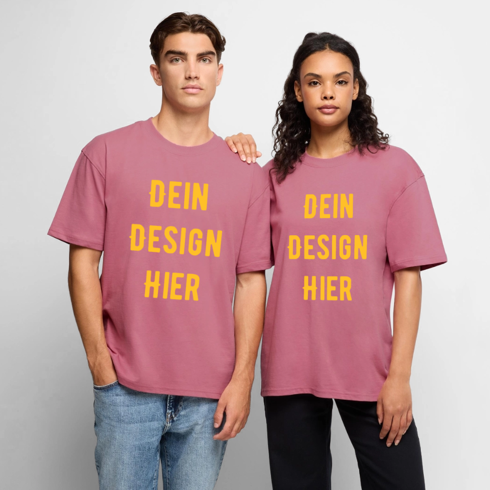 Unisex Premium Oversized Bio T-Shirt - Mauve
