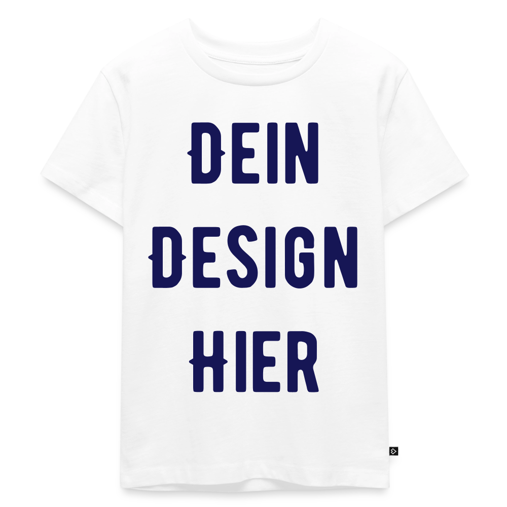 Kinder Premium Bio T-Shirt - Weiß