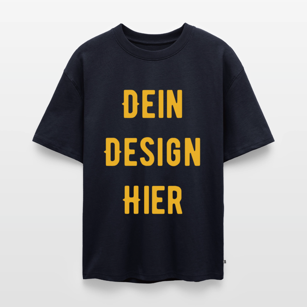 Unisex Premium Oversized Bio T-Shirt - Navy