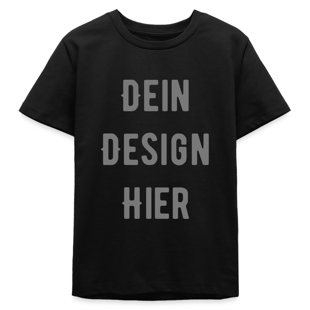 Bio Teenager T-Shirt - Schwarz