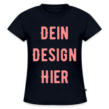 SLIM FIT Frauen Organic T-Shirt - Navy