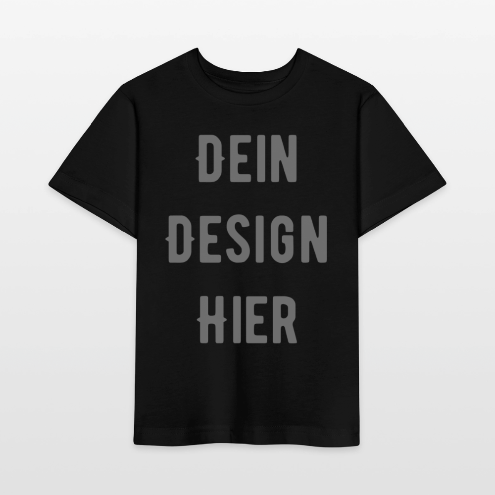 Bio Kinder T-Shirt MINI CREATOR - Schwarz