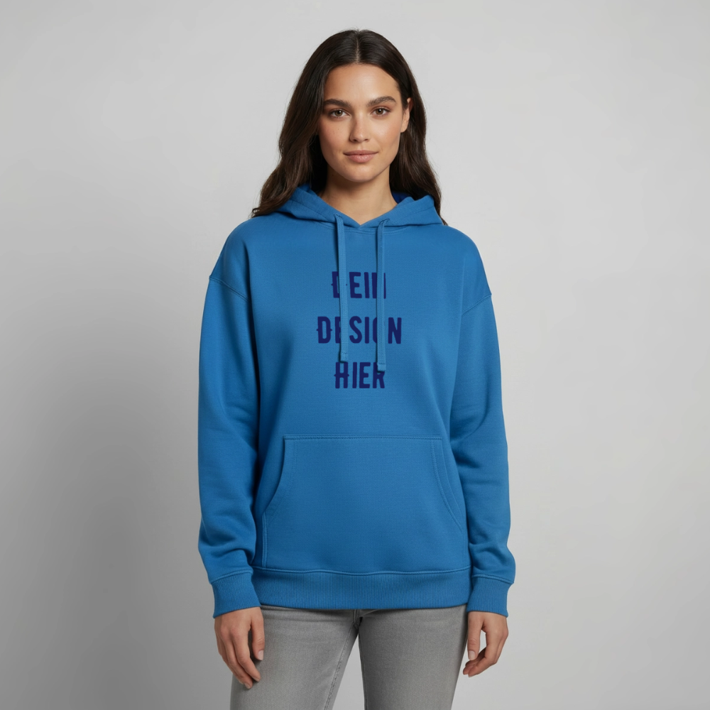 Oversized Unisex Hoodie von Stanley/Stella - Achtsames Blau