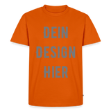 Männer Premium Bio T-Shirt - Orange 