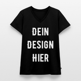 Frauen Bio-T-Shirt mit V-Ausschnitt von Stanley & Stella - Schwarz