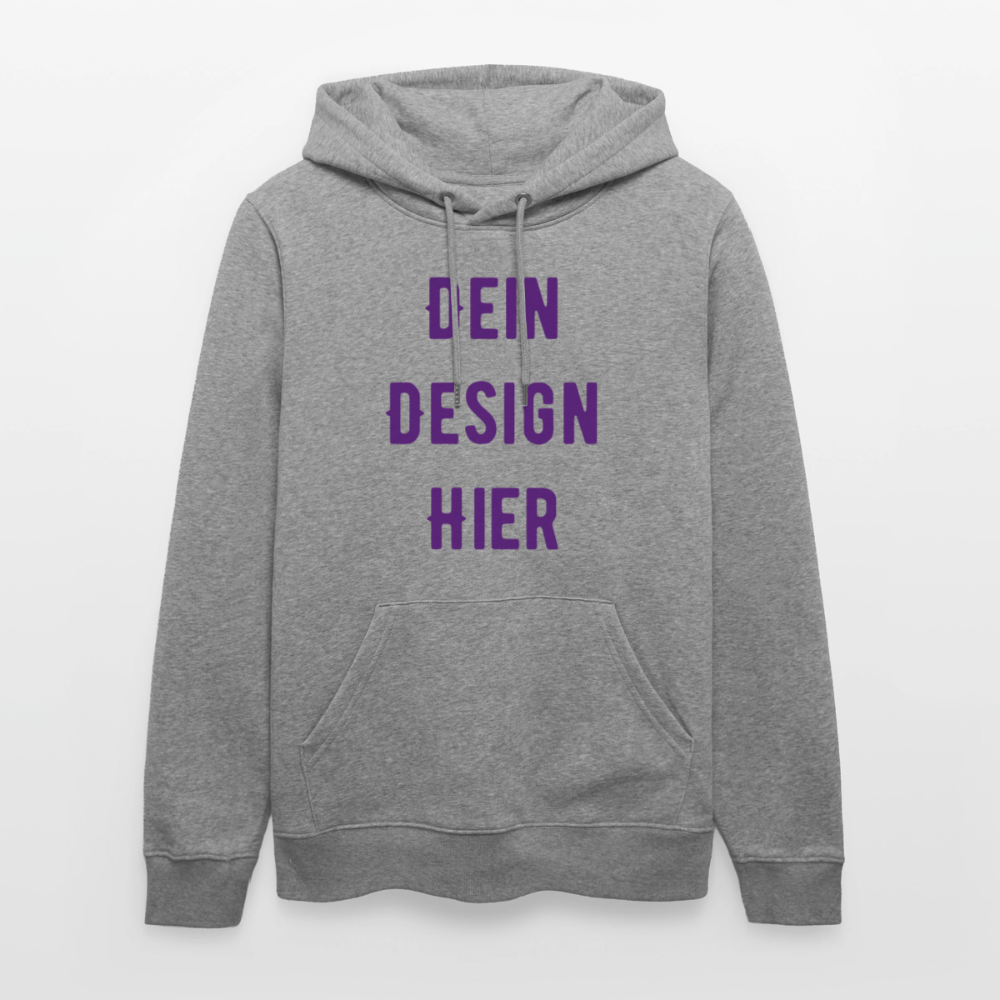 Stanley/Stella Unisex Bio-Hoodie CRUISER - Hellgrau marmoriert