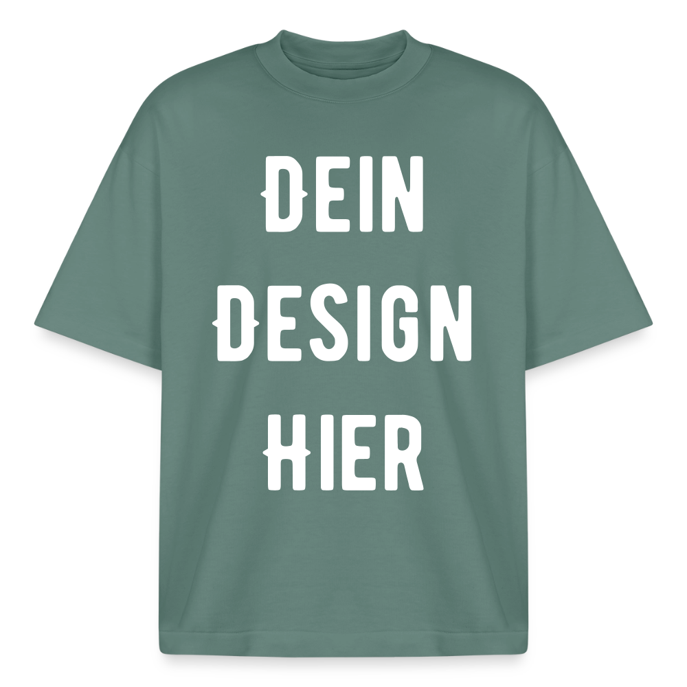 Heavyweight Unisex Boxy T-Shirt von stanley/stella - Grüner Bucht
