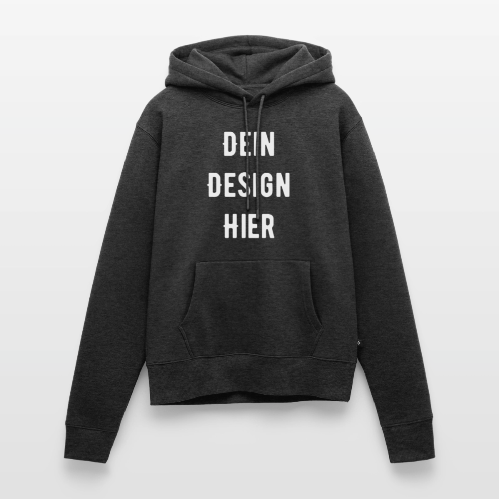 Frauen Premium Hoodie - Anthrazit meliert
