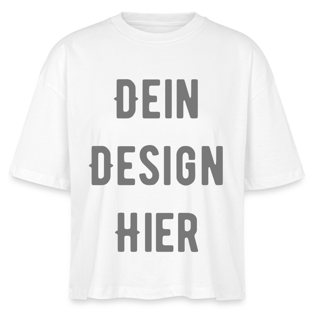 Frauen Boxy Bio-T-Shirt Nova - Weiß