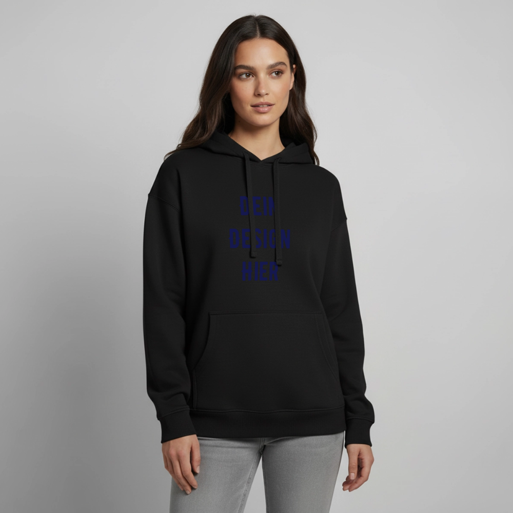 Oversized Unisex Hoodie von Stanley/Stella - Schwarz