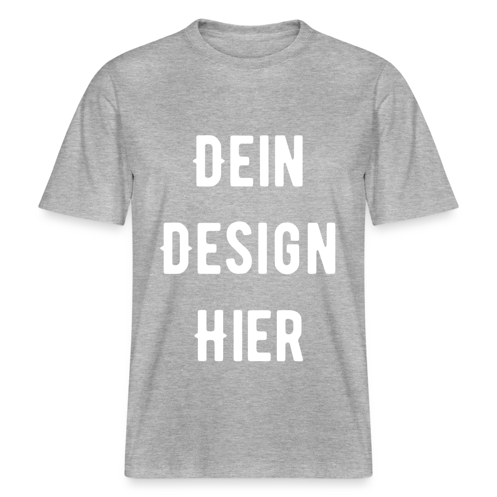 RELAXED FIT Unisex Organic T-Shirt - Grau meliert