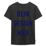 Kinder Premium Bio T-Shirt - Anthrazit meliert