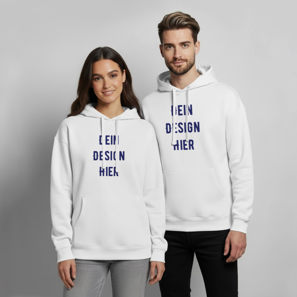 Oversized Unisex Hoodie von Stanley/Stella - Weiß