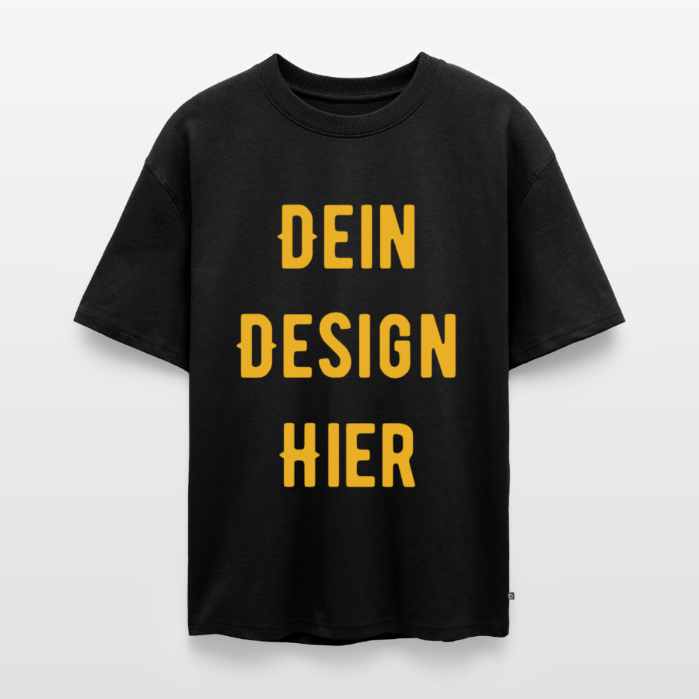 Unisex Premium Oversized Bio T-Shirt - Schwarz