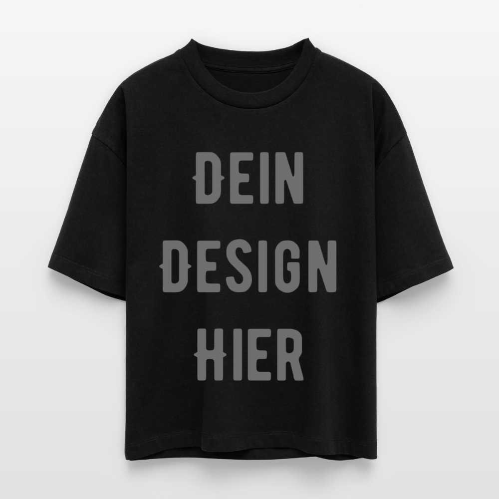 Frauen Boxy Bio-T-Shirt Nova - Schwarz