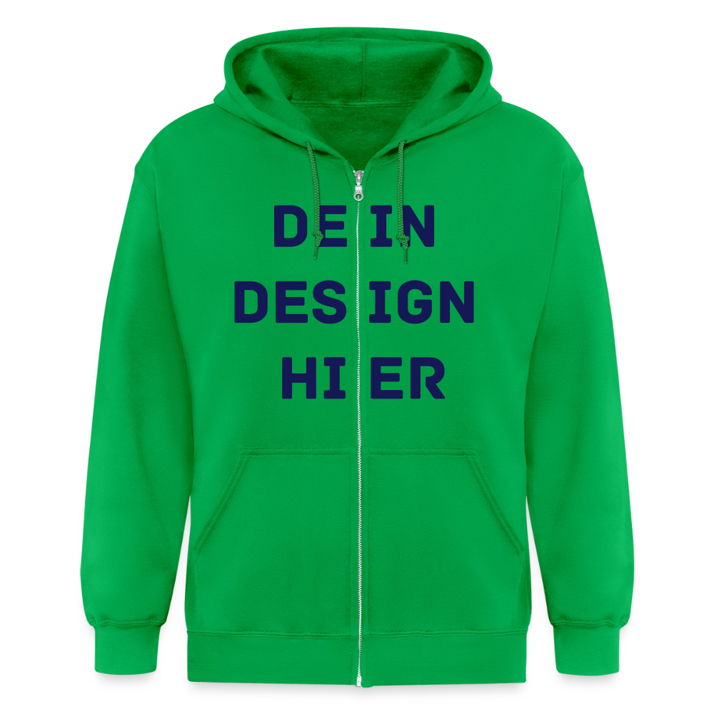 Männer Heavyweight Kapuzenjacke - Kelly Green