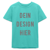 Bio Teenager T-Shirt - Poolblau