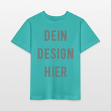 Bio Kinder T-Shirt MINI CREATOR - Poolblau