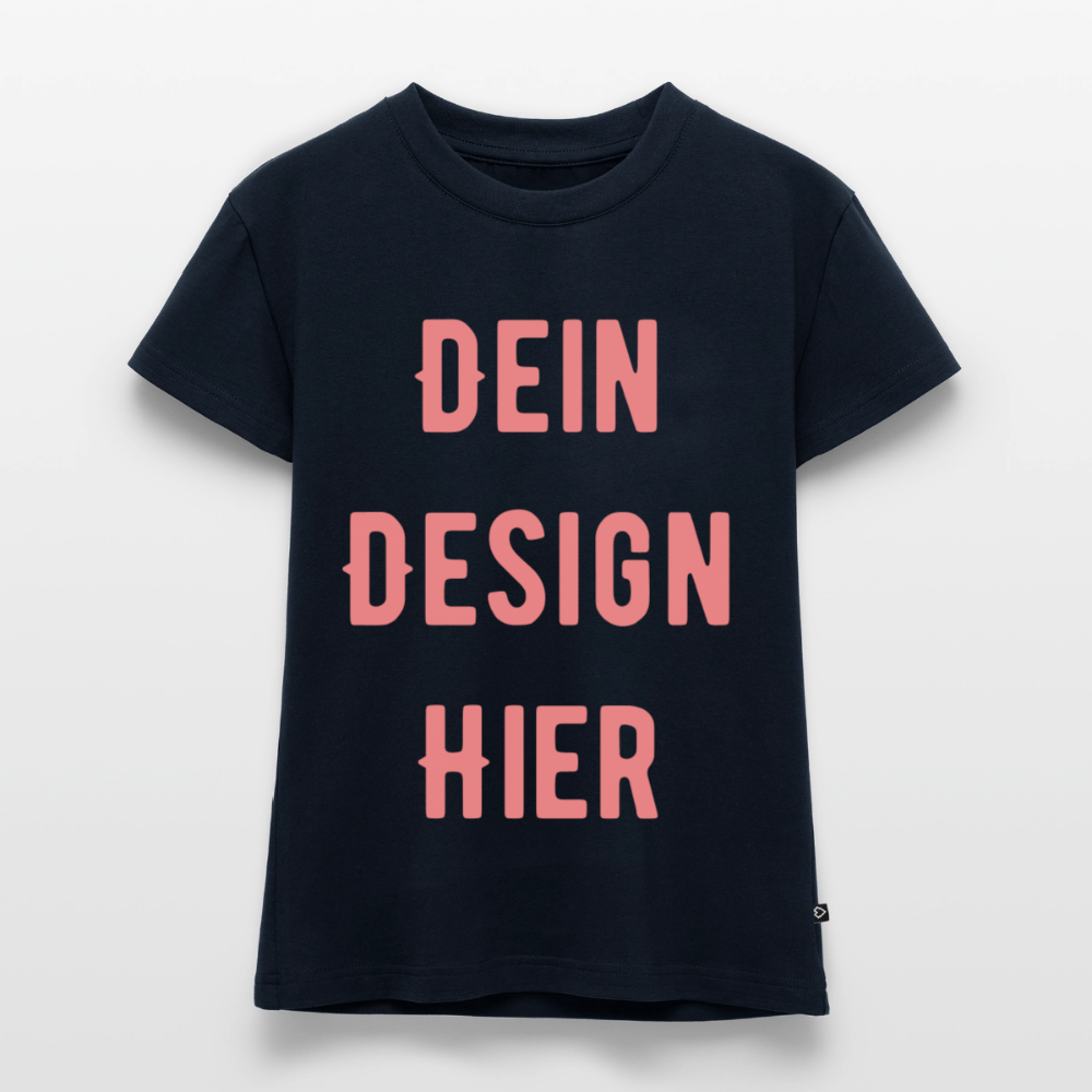 SLIM FIT Frauen Organic T-Shirt - Navy