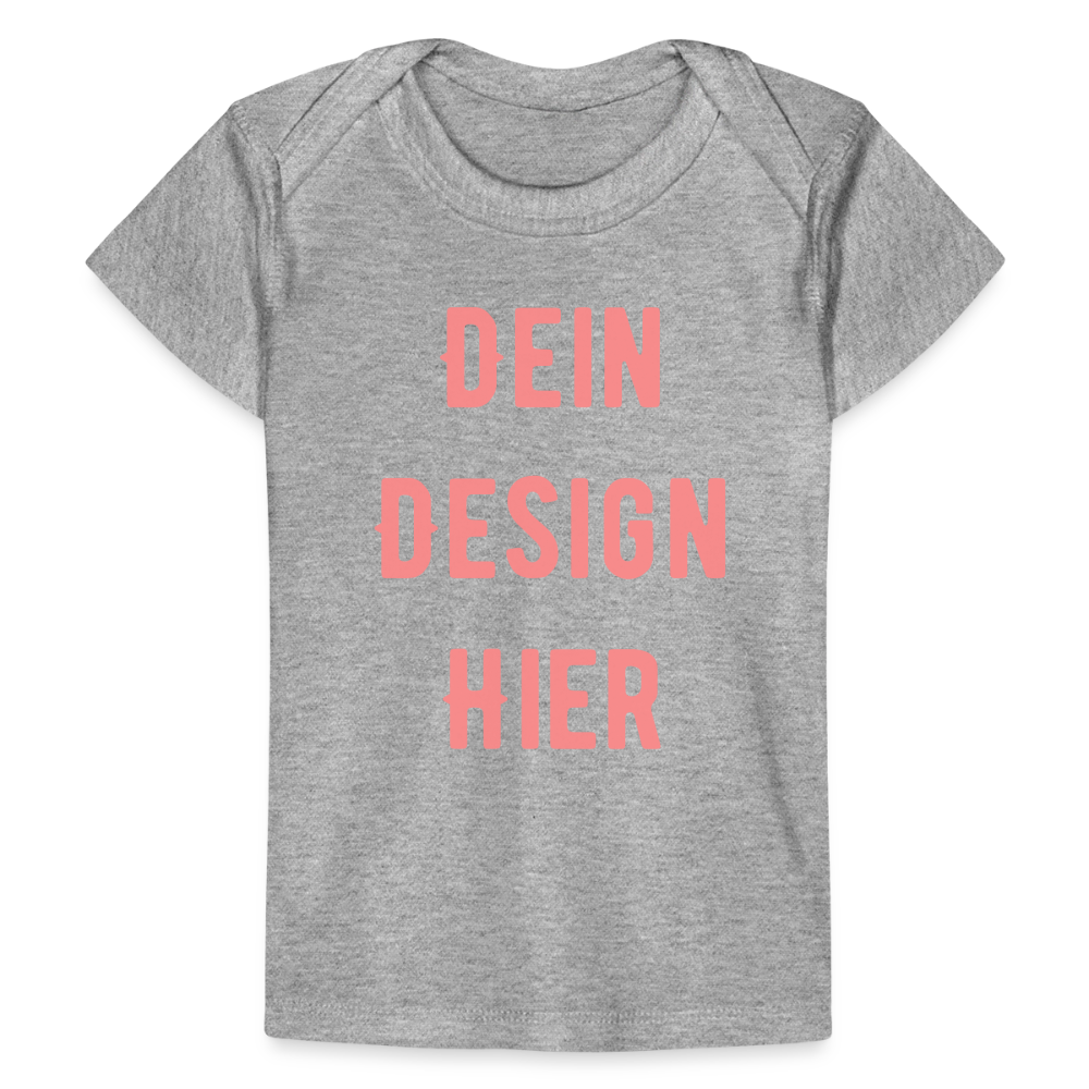 Baby Premium Bio-T-Shirt - Grau meliert