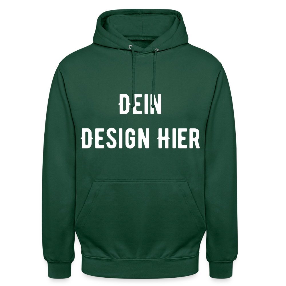 Unisex Hoodie - Flaschengrün