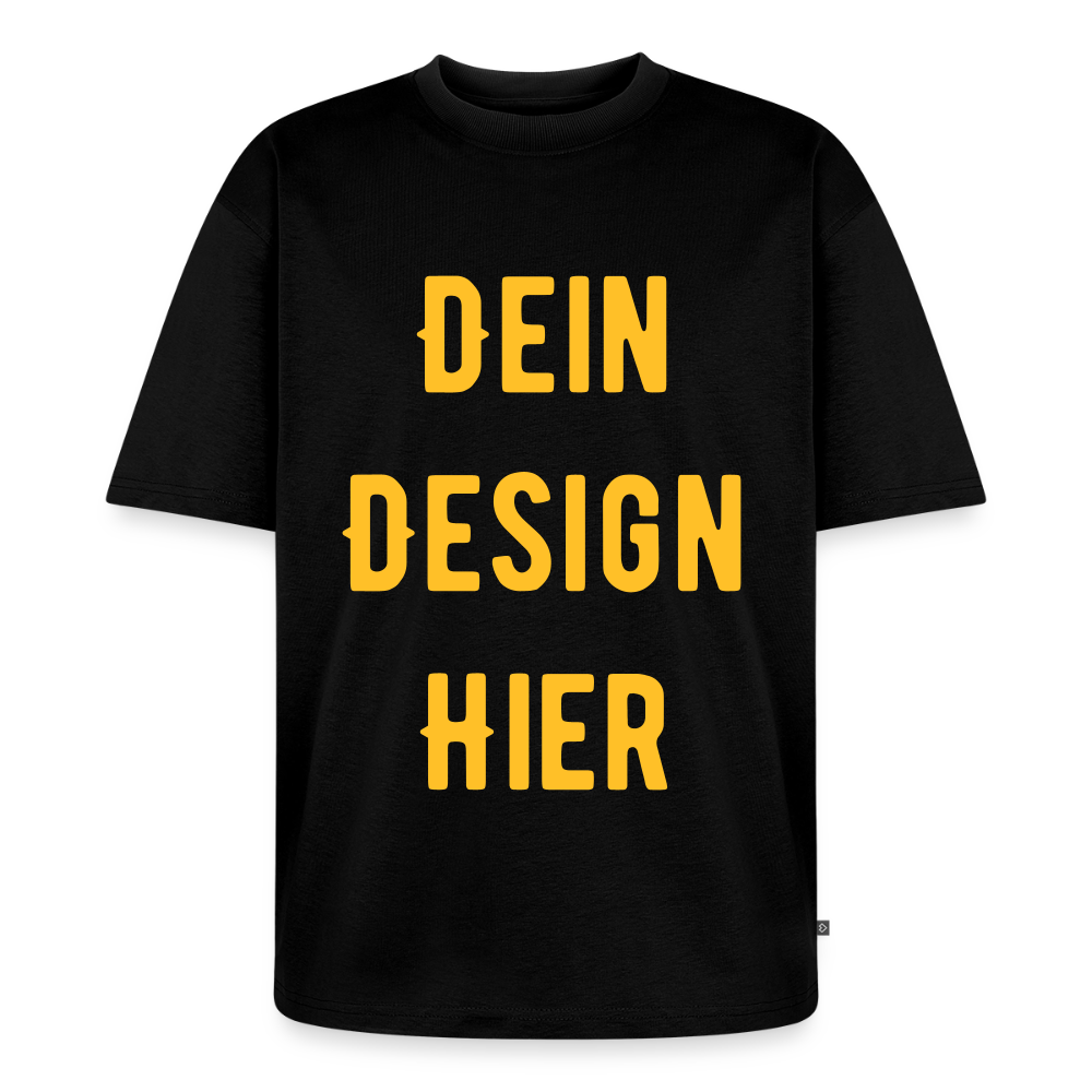 Unisex Premium Oversized Bio T-Shirt - Schwarz