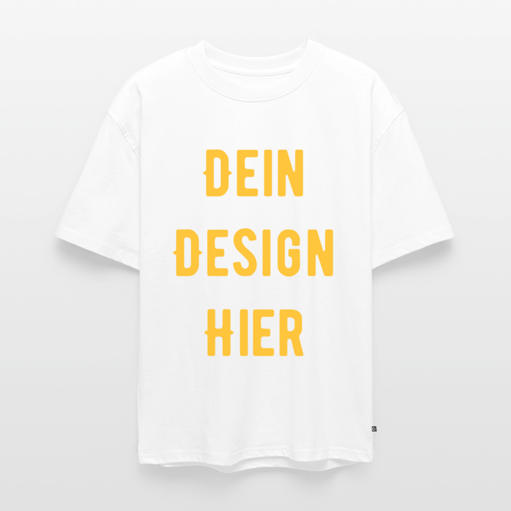 Unisex Premium Oversized Bio T-Shirt - Weiß