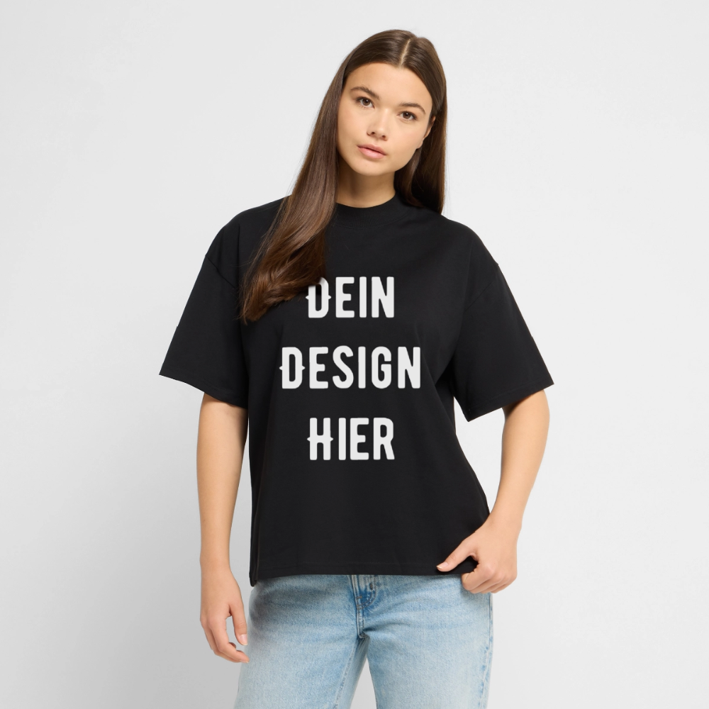 Stanley/Stella Oversized Unisex Bio T-Shirt Blaster - Schwarz