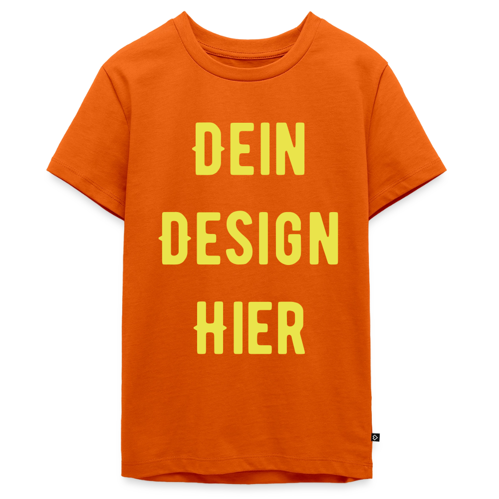 Teenager Premium Bio T-Shirt - Orange 