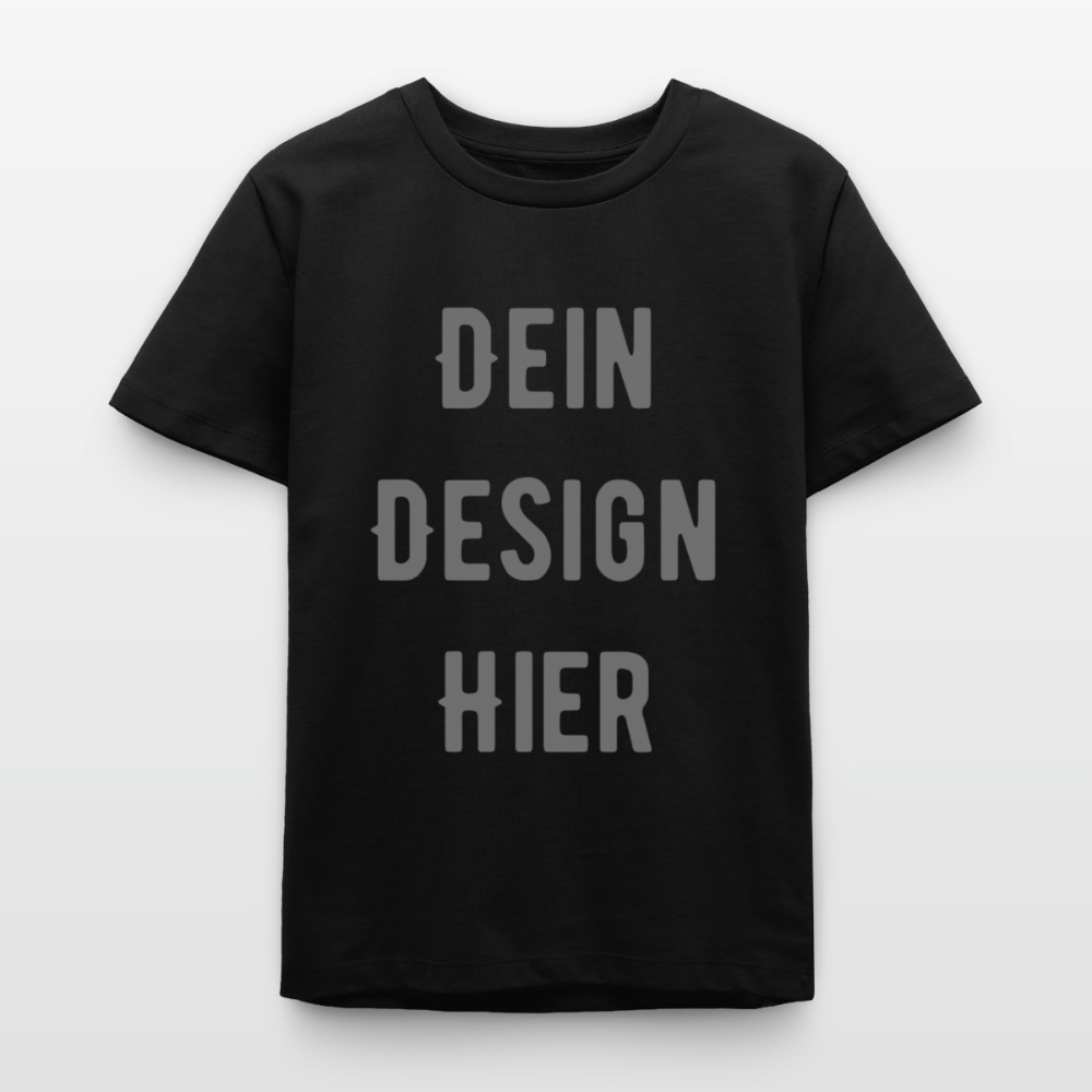 Bio Teenager T-Shirt - Schwarz