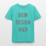Bio Teenager T-Shirt - Poolblau