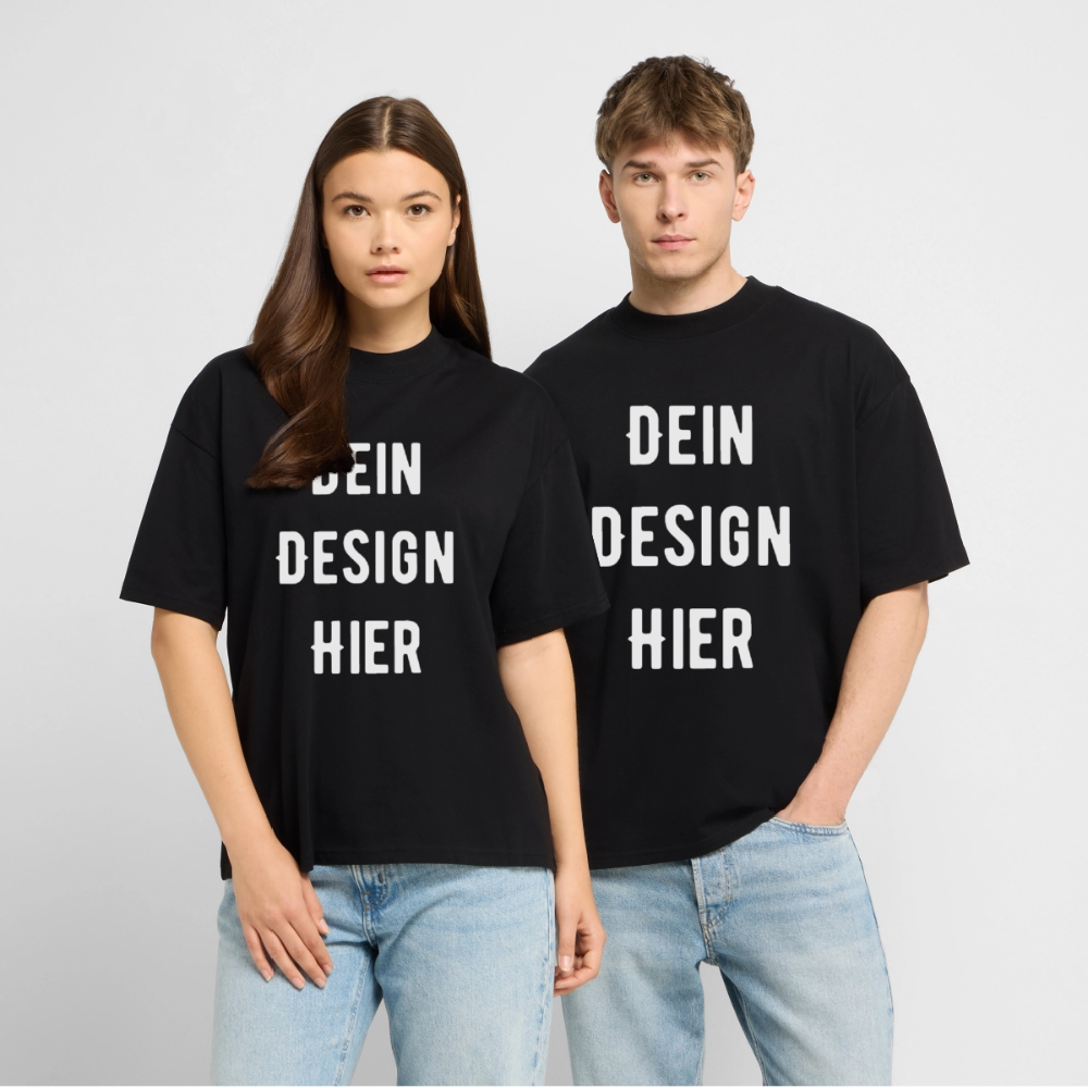 Stanley/Stella Oversized Unisex Bio T-Shirt Blaster - Schwarz