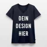 Frauen Bio-T-Shirt mit V-Ausschnitt von Stanley & Stella - Navy