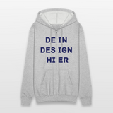Männer Heavyweight Kapuzenjacke - Grau meliert