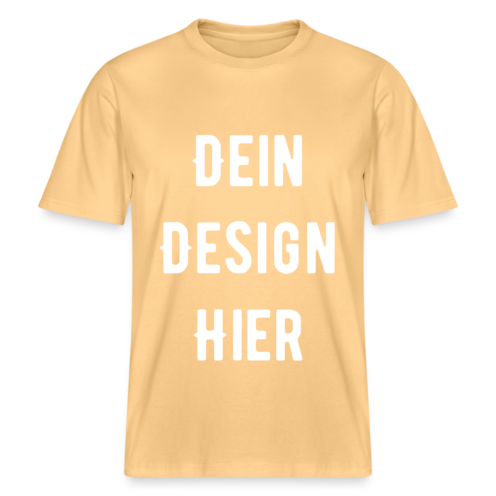 RELAXED FIT Unisex Organic T-Shirt - Hellgelb