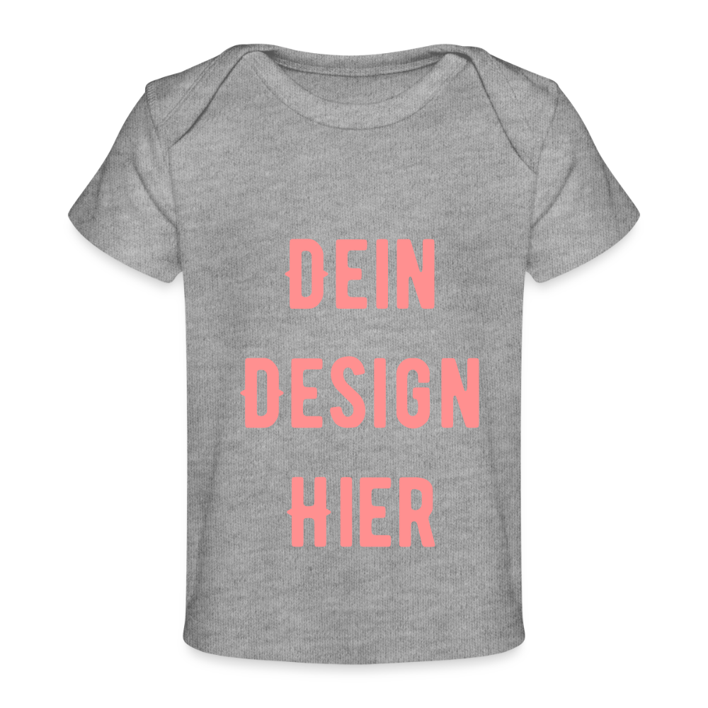 Baby Premium Bio-T-Shirt - Grau meliert