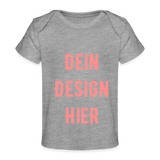Baby Premium Bio-T-Shirt - Grau meliert