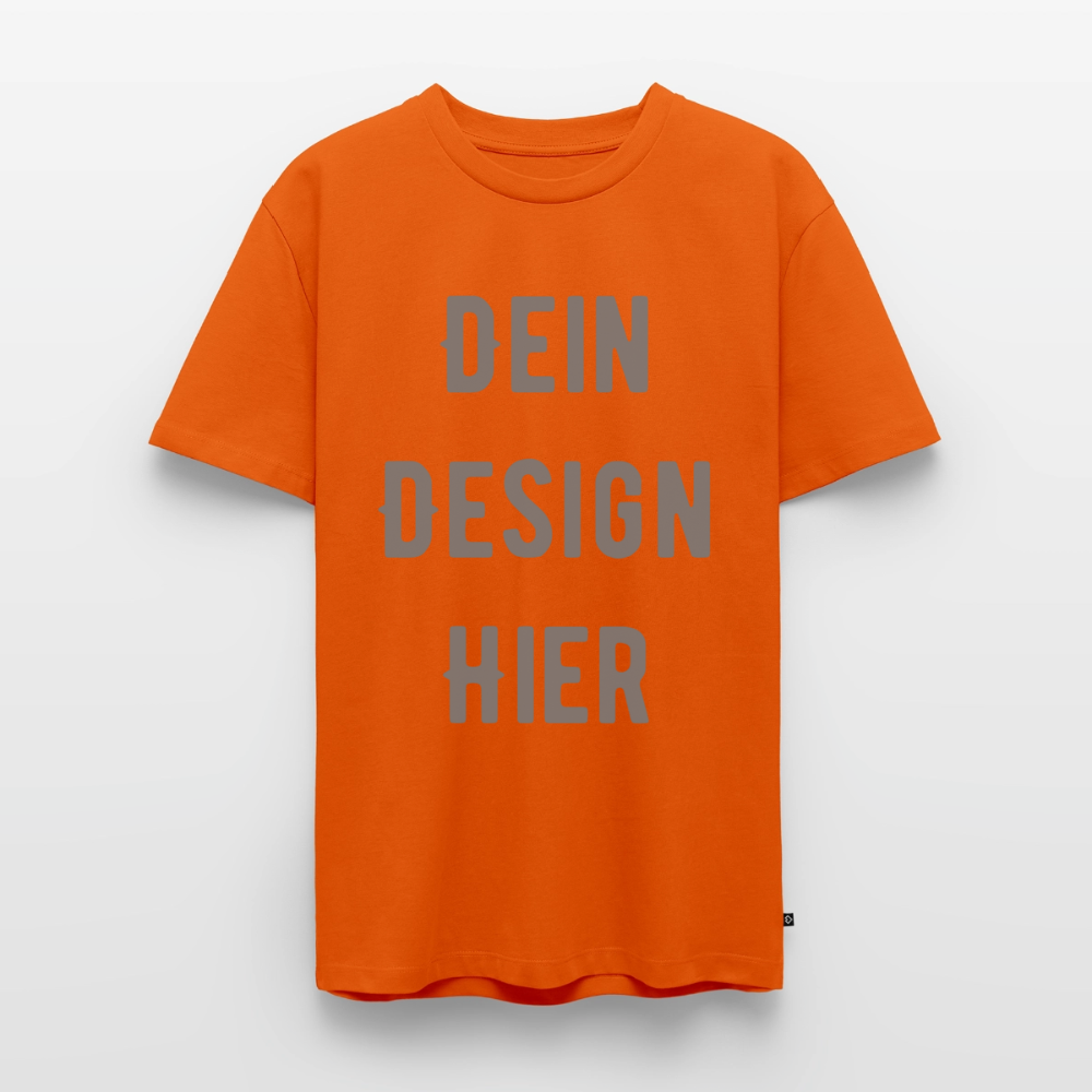 Männer Premium Bio T-Shirt - Orange 