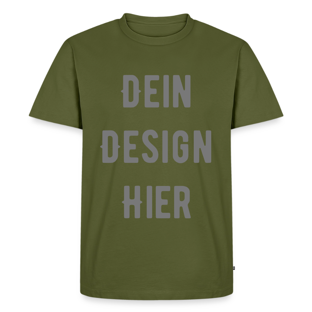 Männer Premium Bio T-Shirt - Khaki