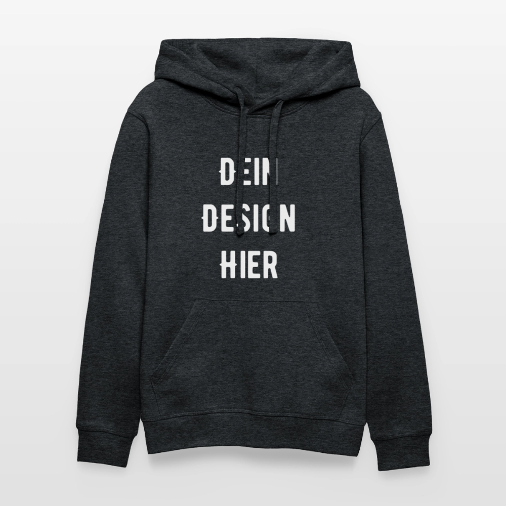 Stanley/Stella Unisex Bio-Hoodie DRUMMER - Dunkelgrau meliert