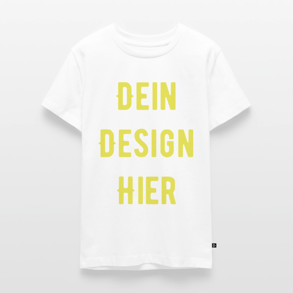 Teenager Premium Bio T-Shirt - Weiß