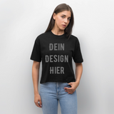 Frauen Boxy Bio-T-Shirt Nova - Schwarz