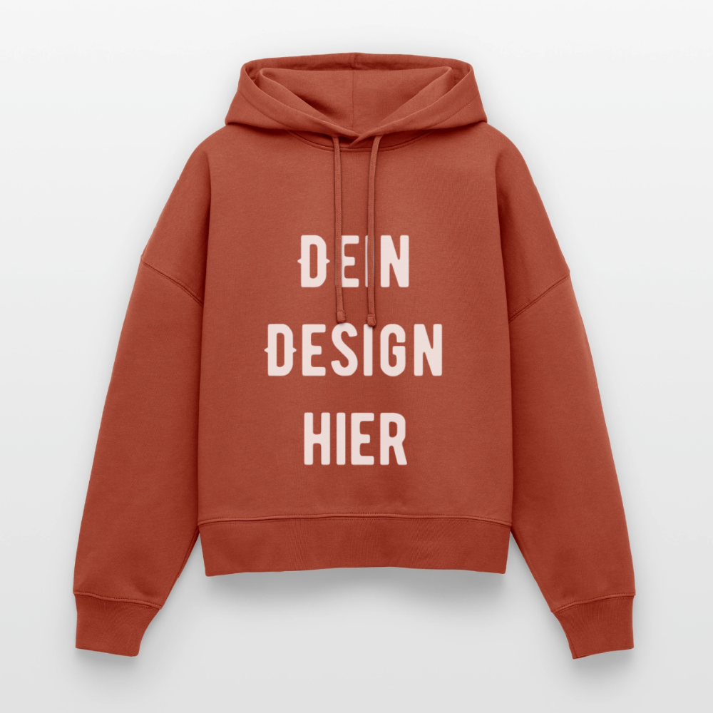 Stanley/Stella Boxy Frauen Bio Hoodie Nora - Terrakotta