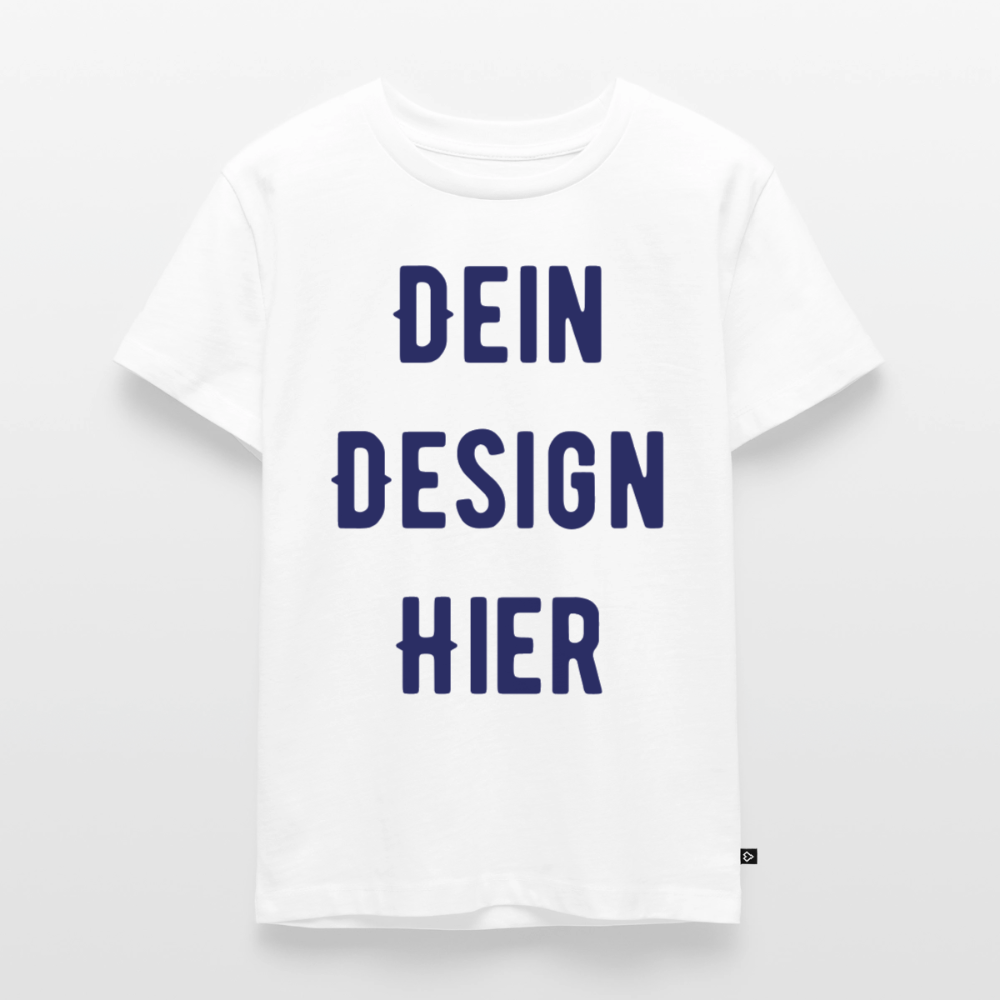 Kinder Premium Bio T-Shirt - Weiß