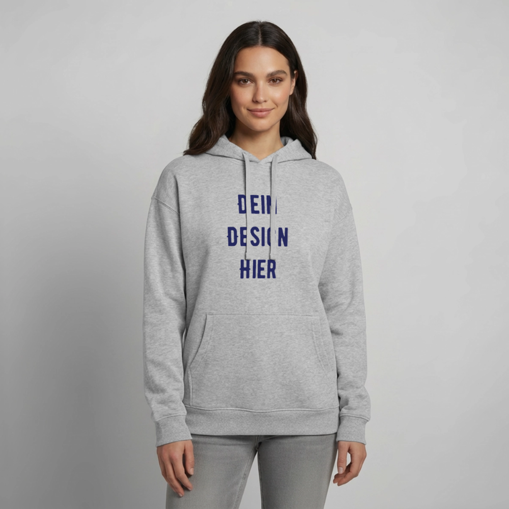Oversized Unisex Hoodie von Stanley/Stella - Grau meliert